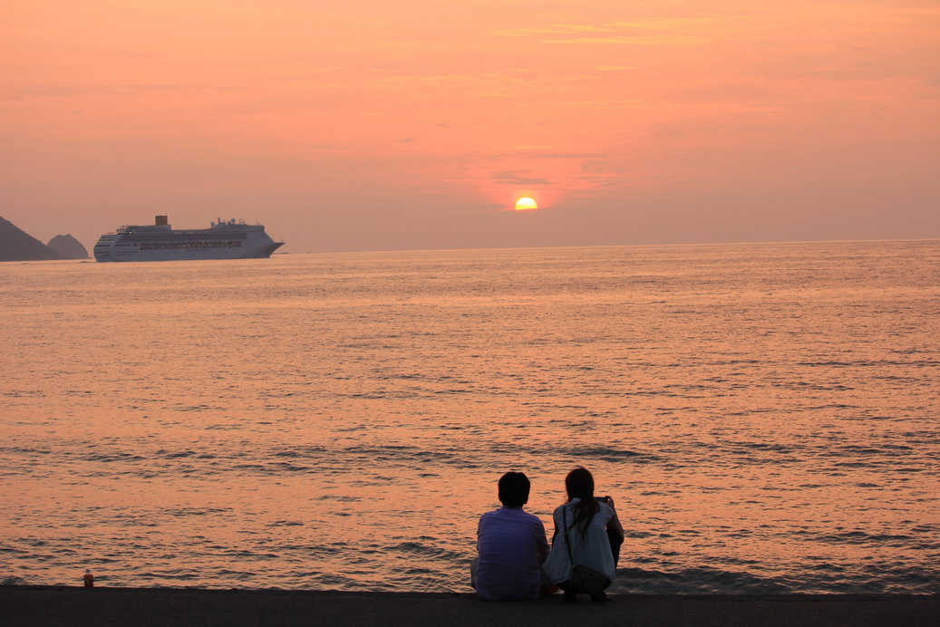Couple Watching the Sunset